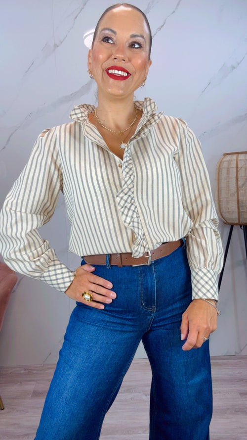 Camisa Amaral Marfil 1