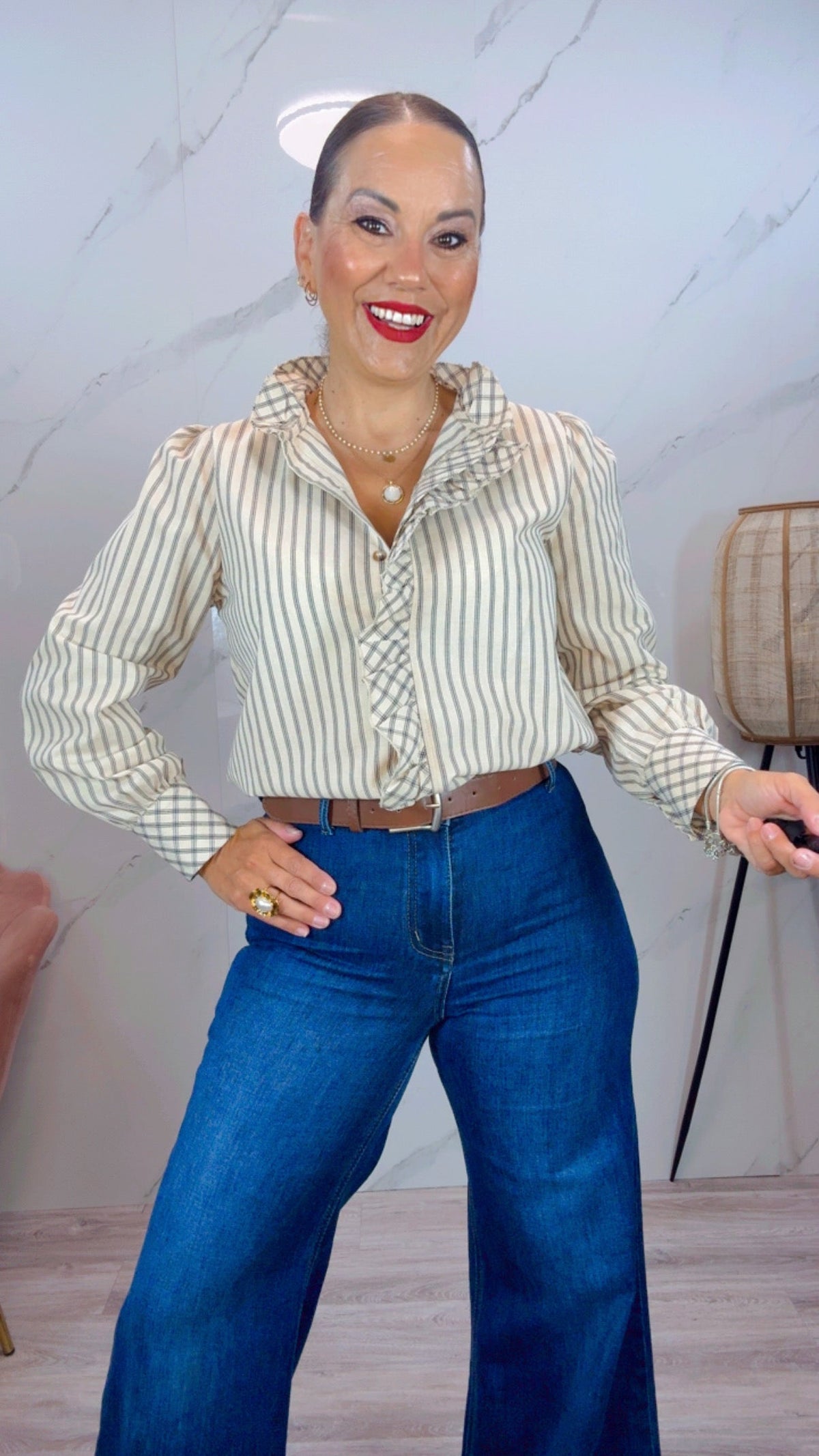 Camisa Amaral Marfil 2