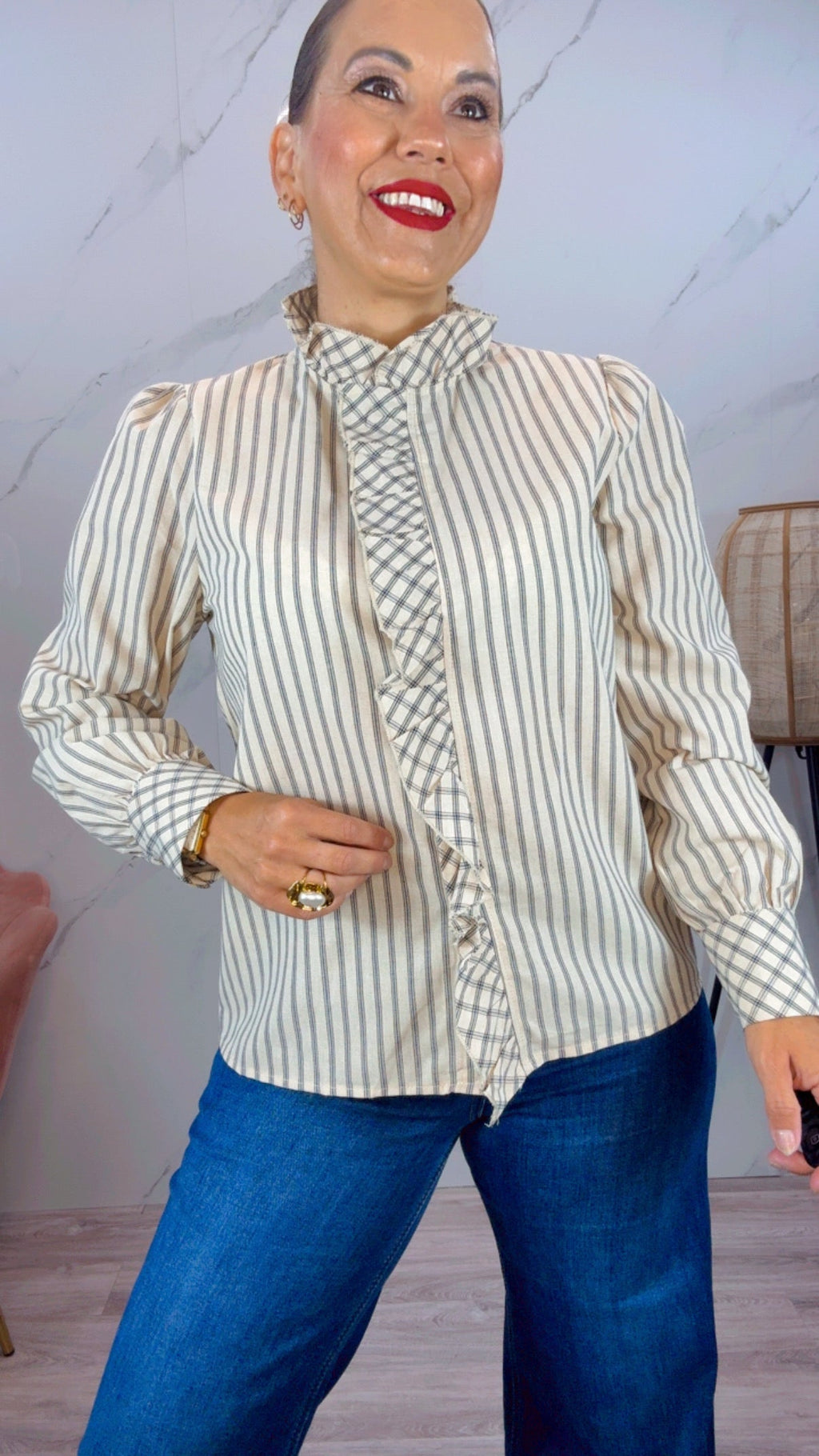 Camisa Amaral Marfil 3