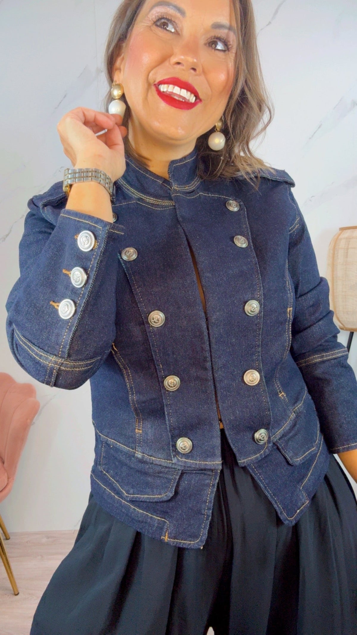 Cazadora Napoleón Denim 3