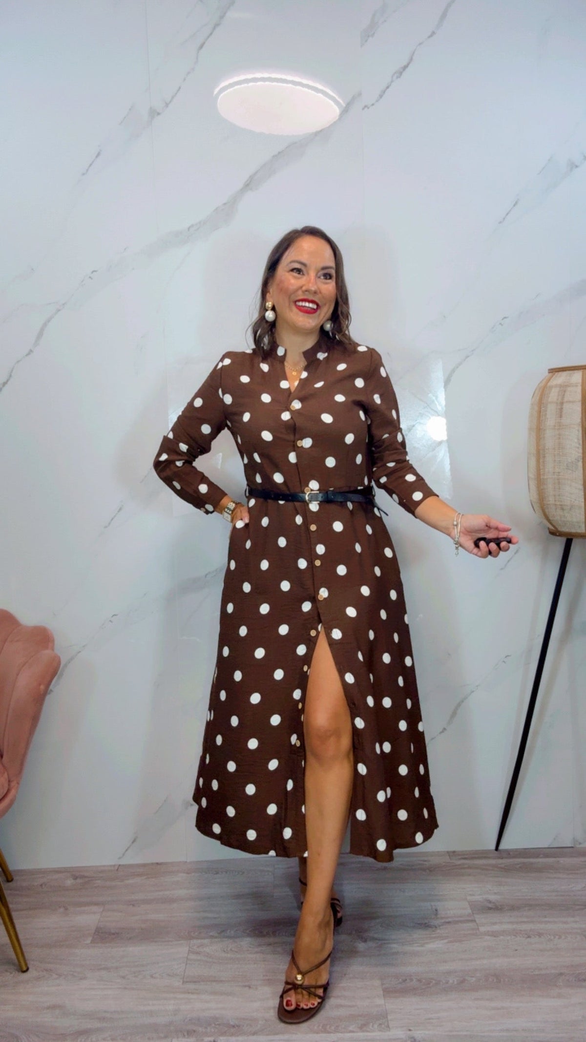 Vestido Triana Marrón 2